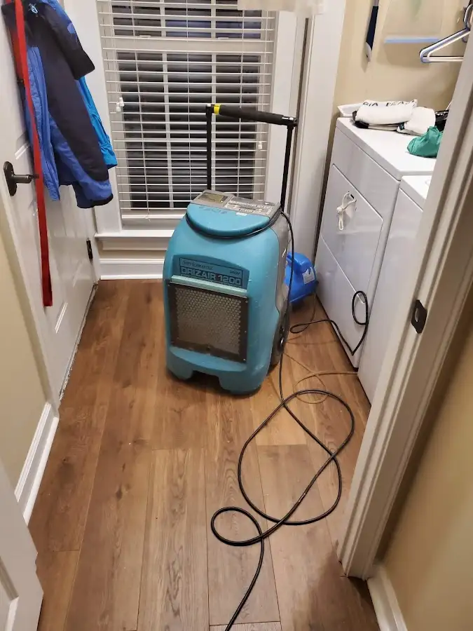 Commercial dehumidifier deployed for Flood Damage Cleanup in Westminster